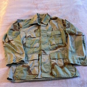 US Military Desert Camouflage Combat Coat size S short